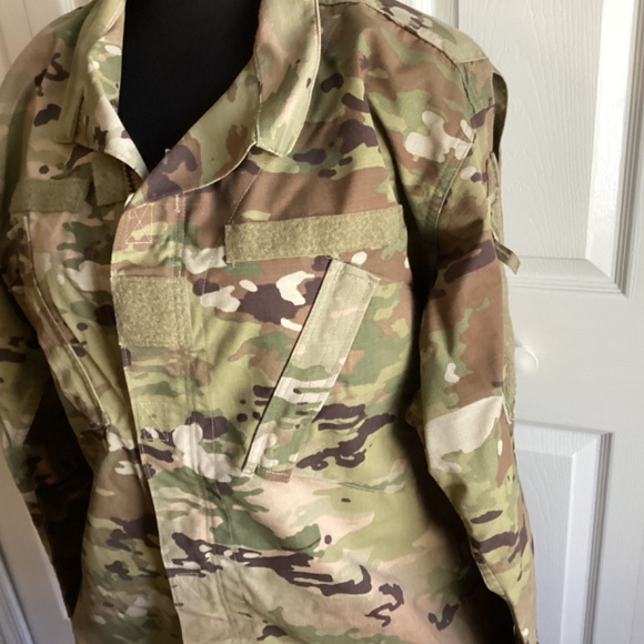 Army Combat Coat Unisex Camouflage Insect Repellent Fabric Size LG-Long - Picture 2 of 11